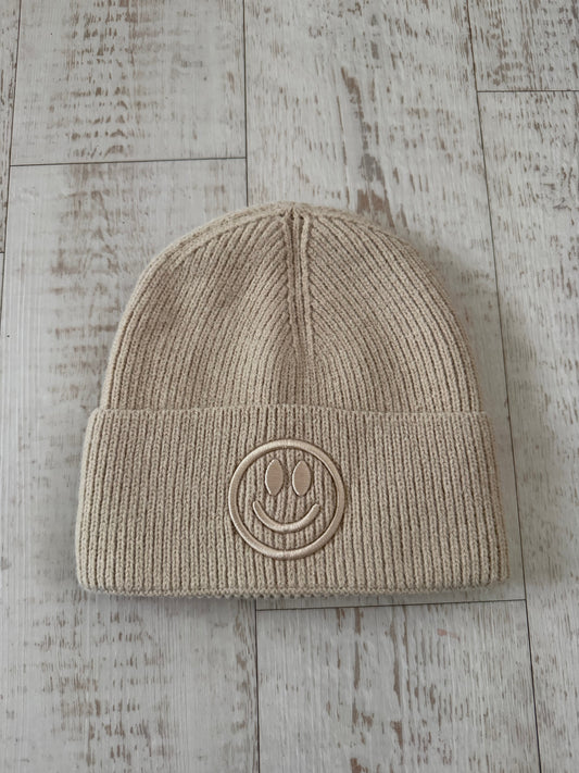 Smiley Knitted Beanie