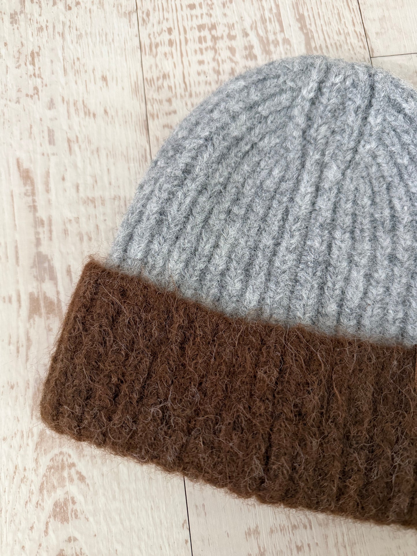 Mohair Smiley Beanie