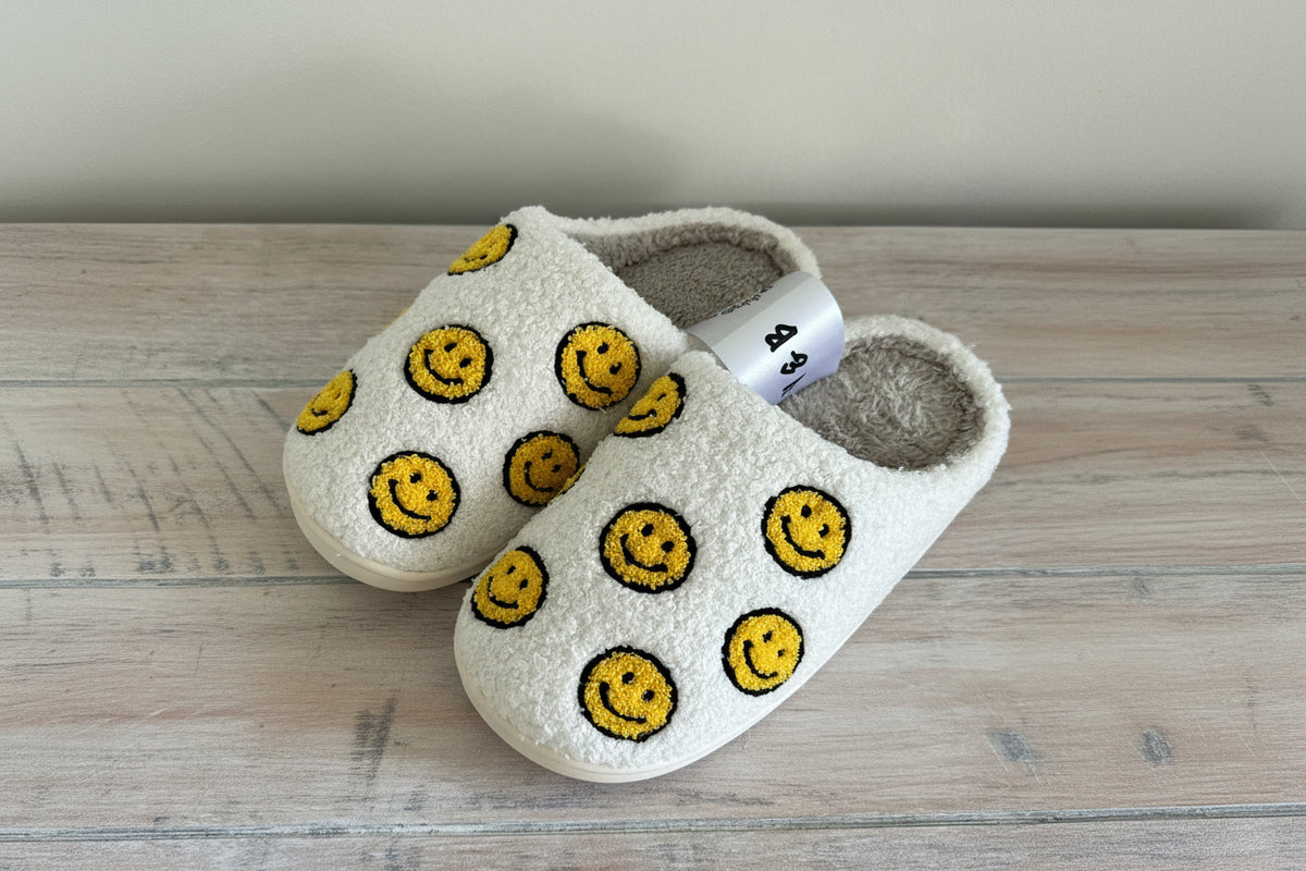 Mini happy Face Slippers