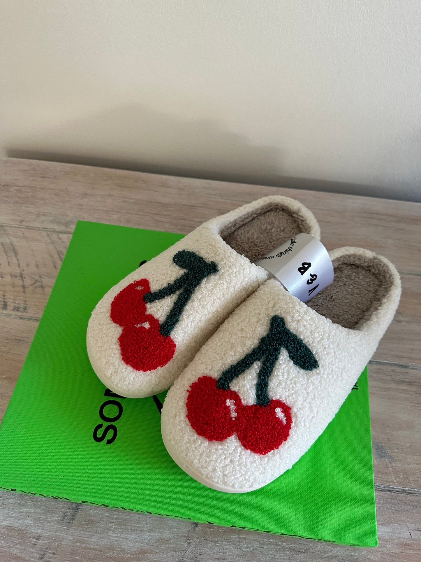 Cherry Slippers