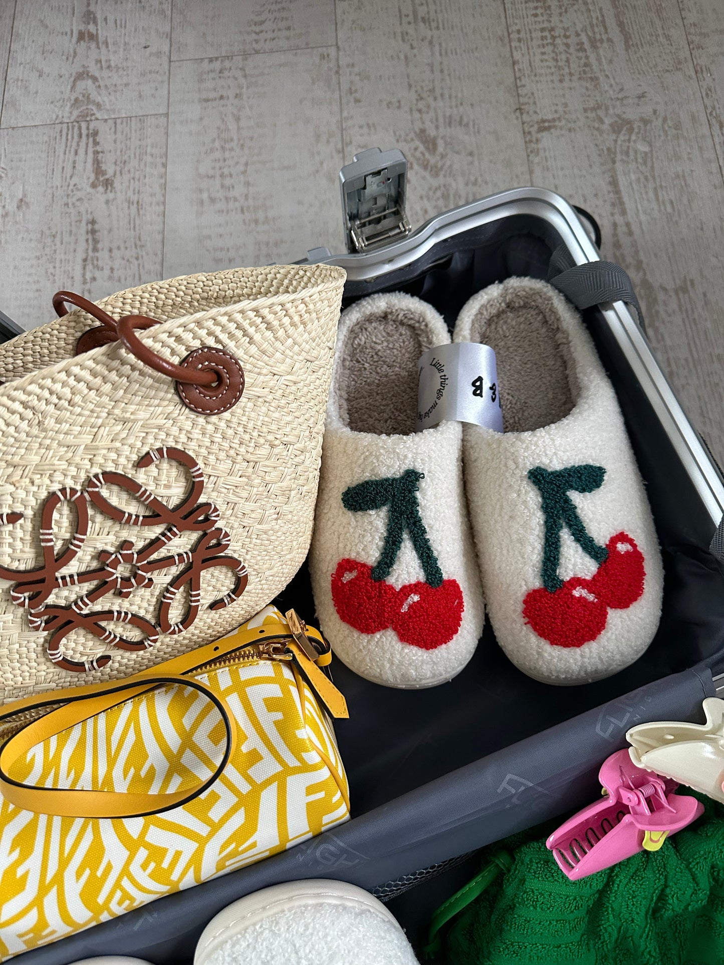 Cherry Slippers