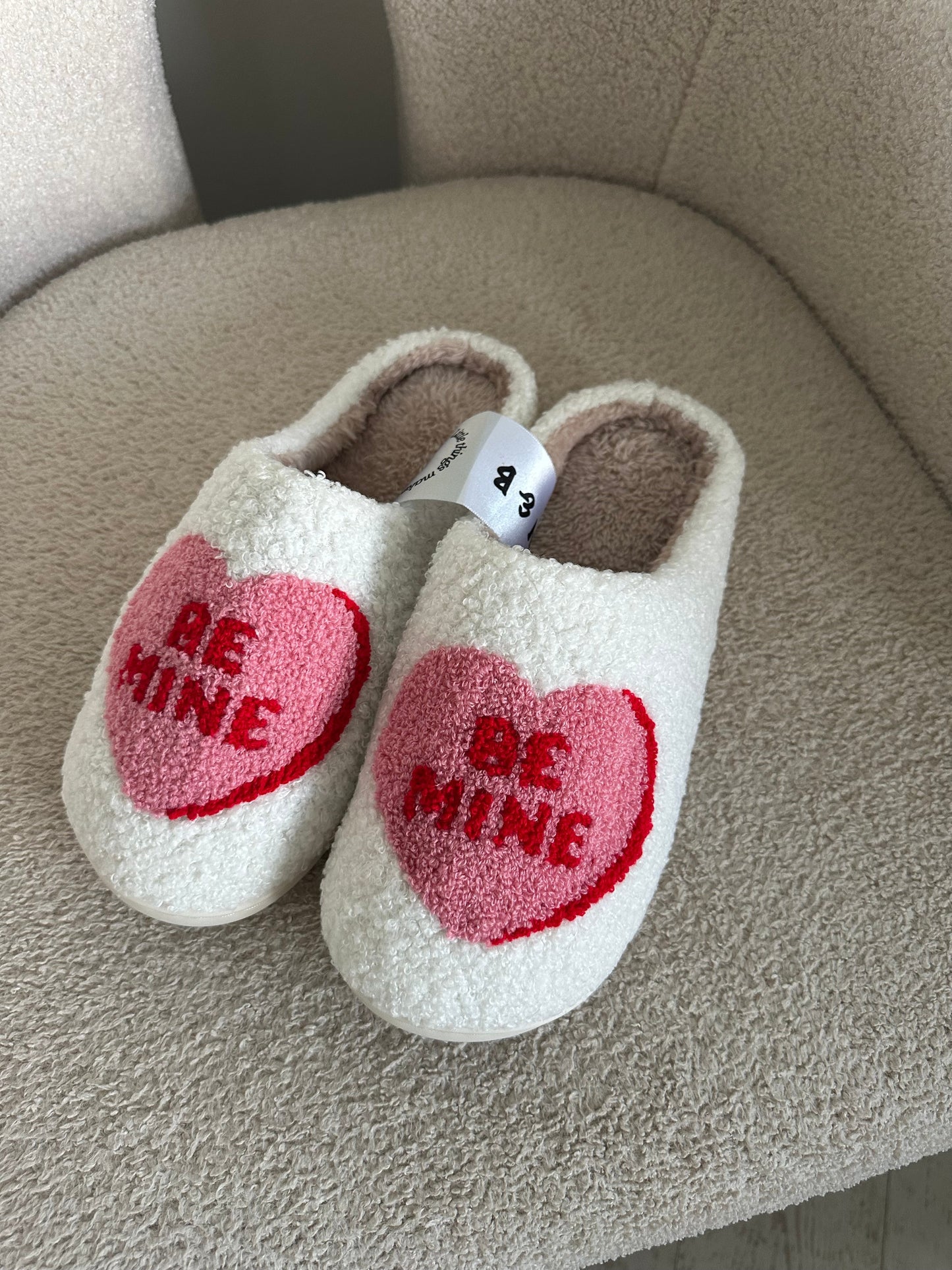 Be Mine Heart Slippers
