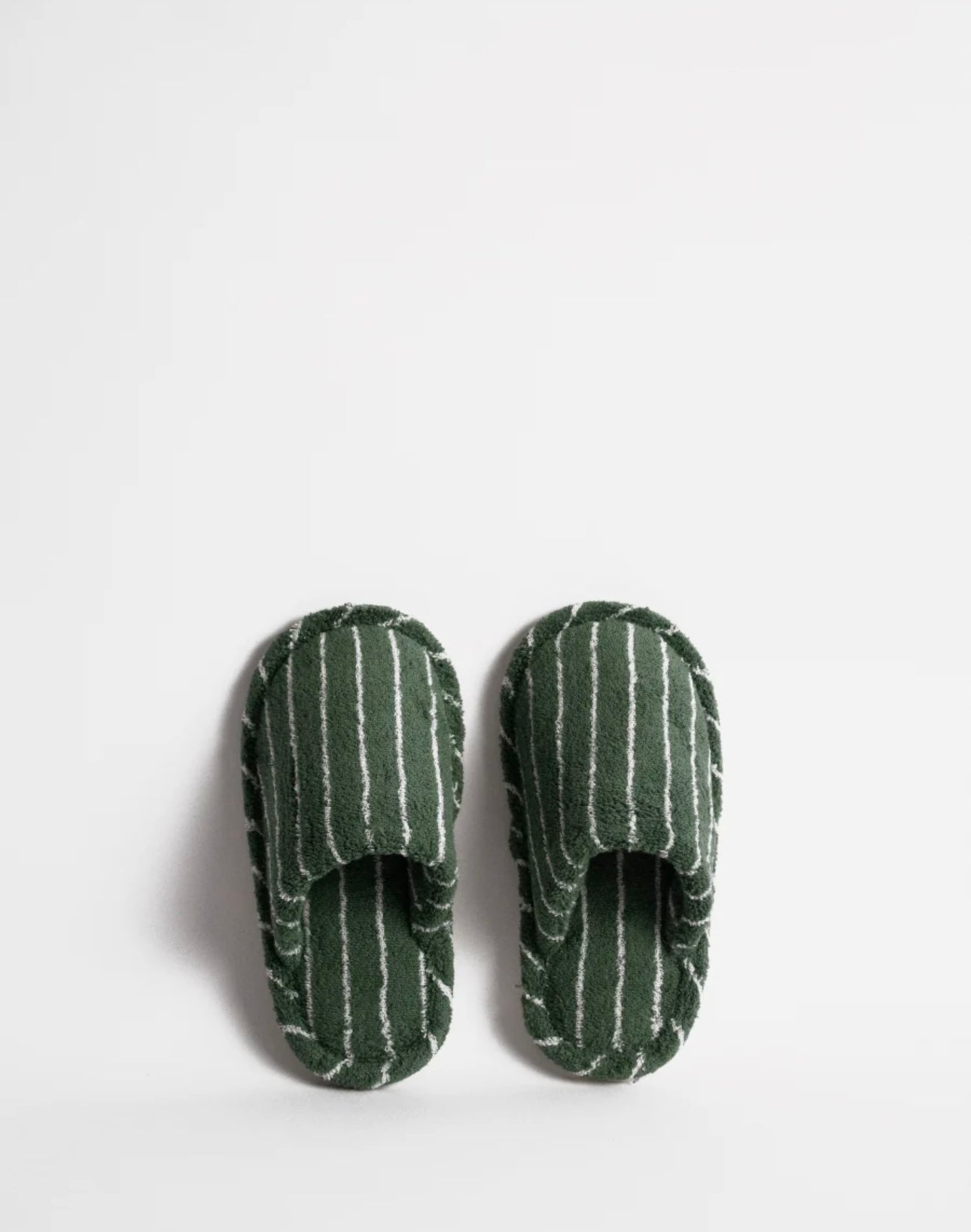 Stripe Towelling Slippers