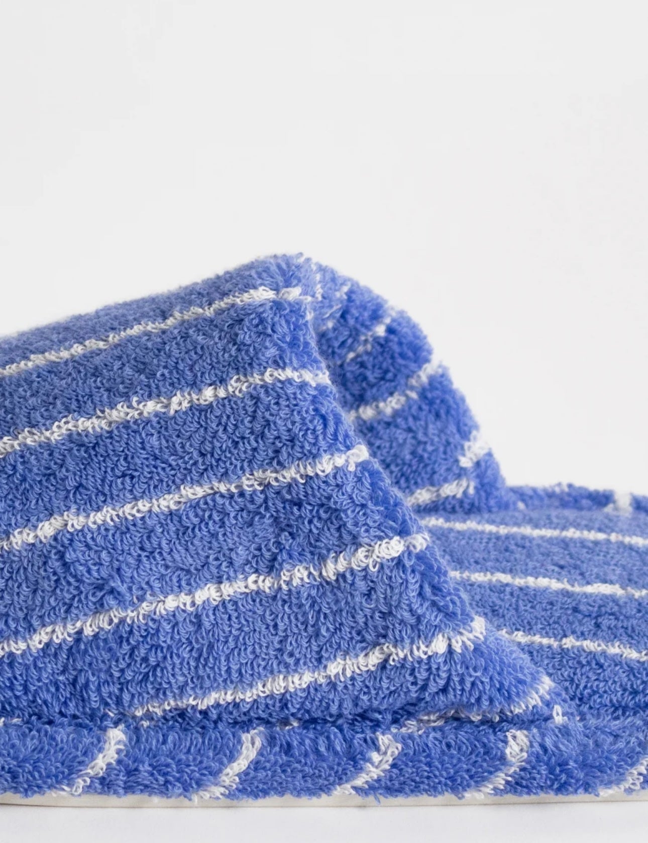 Stripe Towelling Slippers