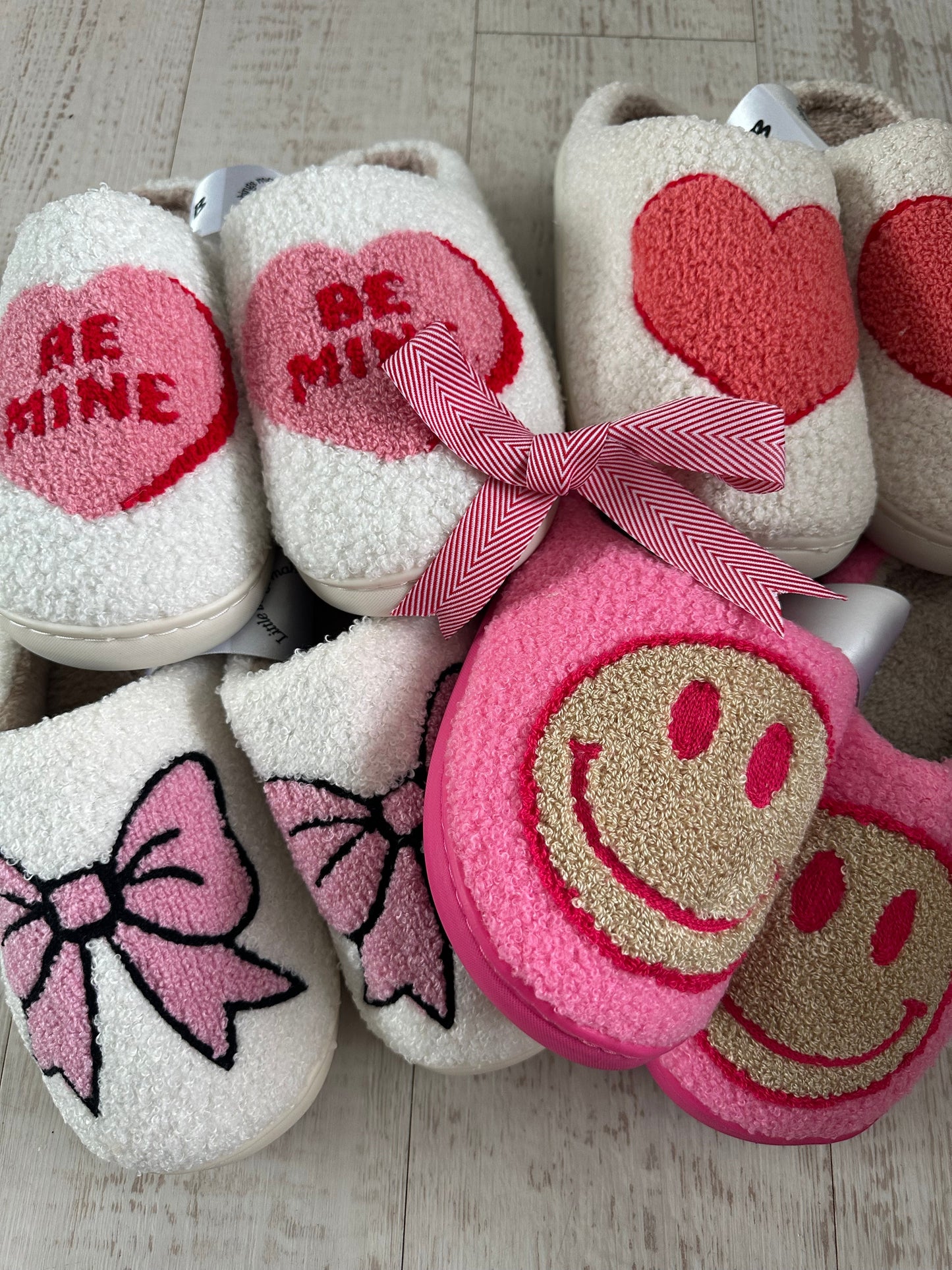 Be Mine Heart Slippers