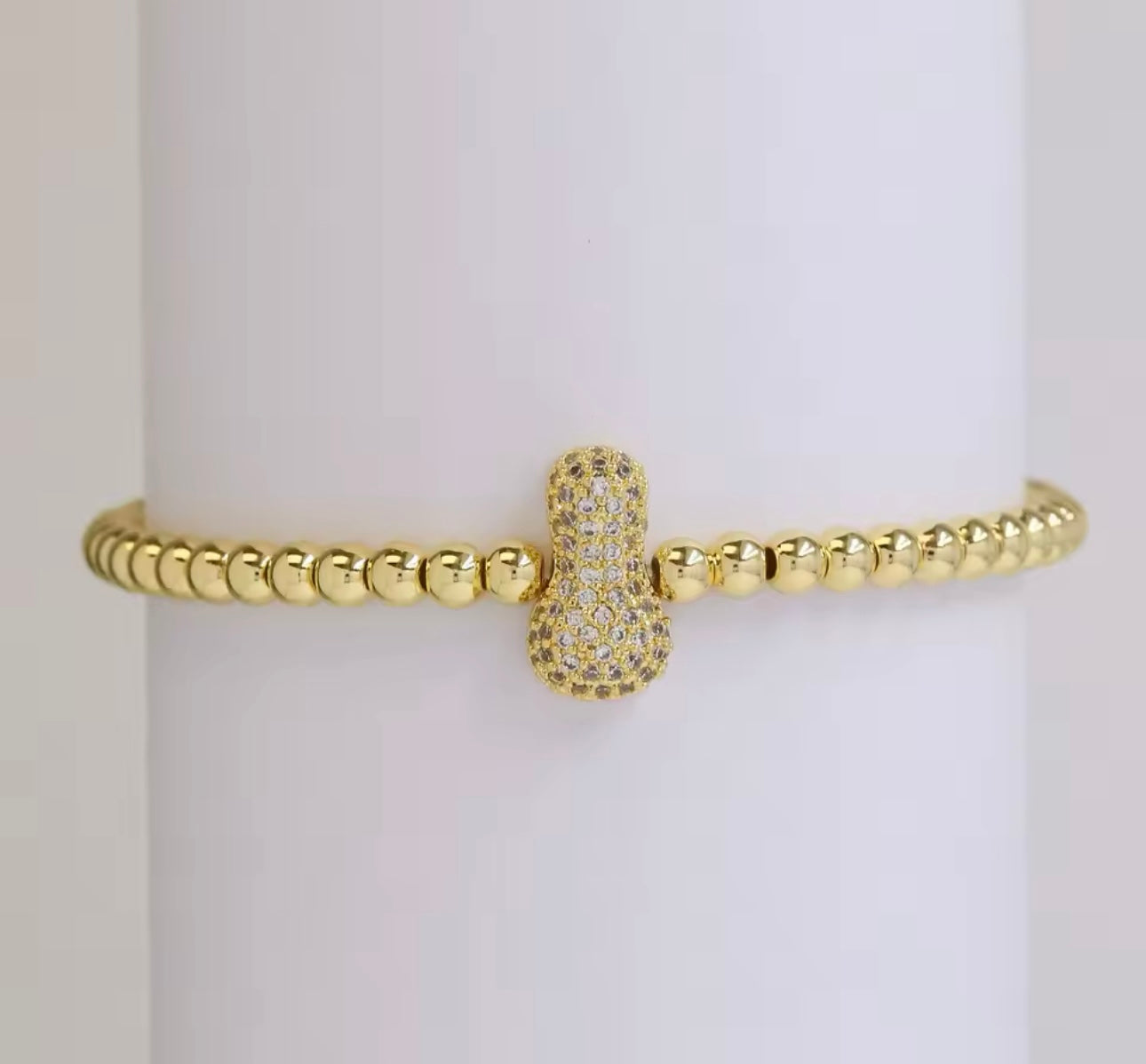 Jumbo Initial Bracelet