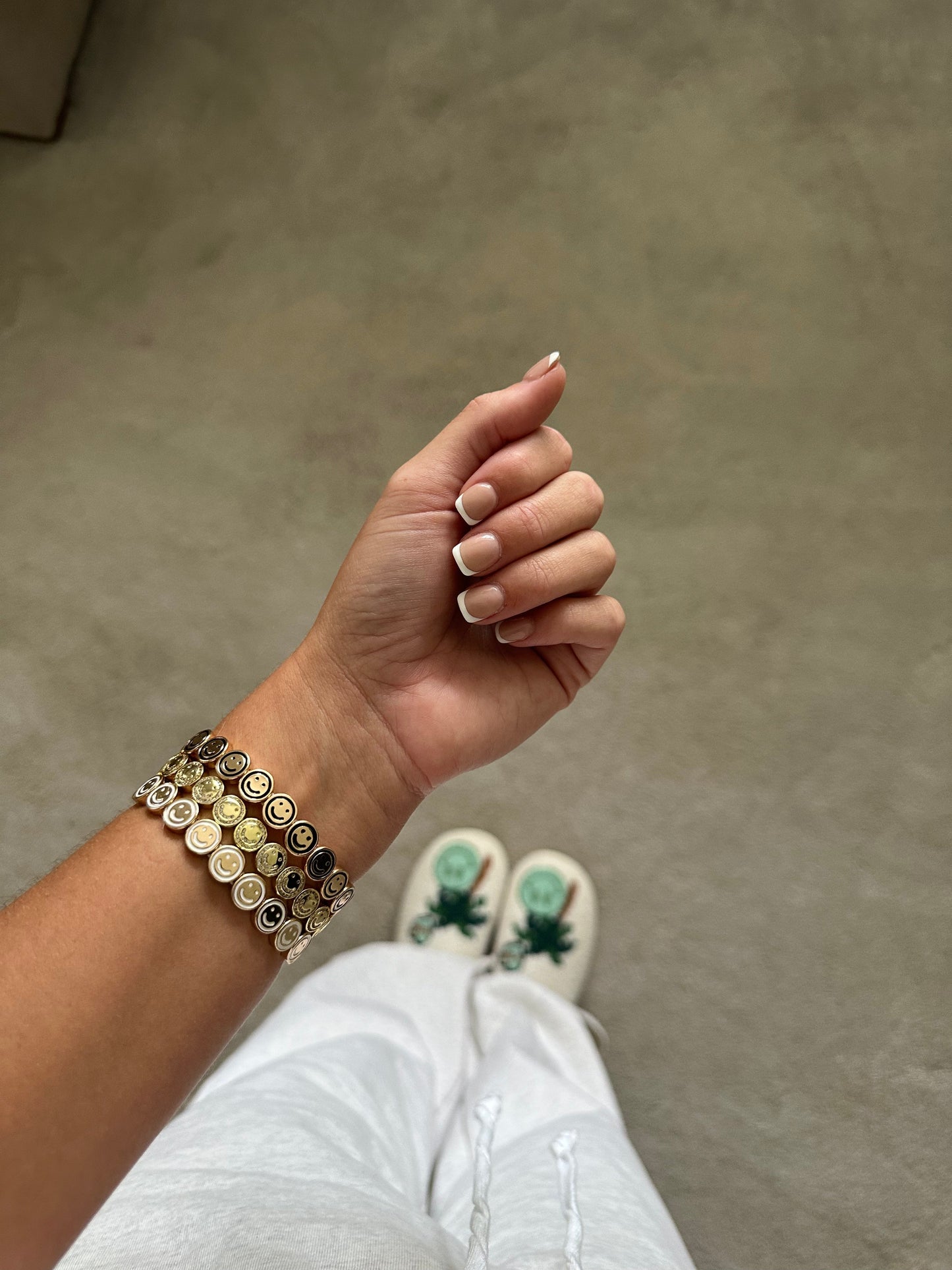 Happy crystal bangle