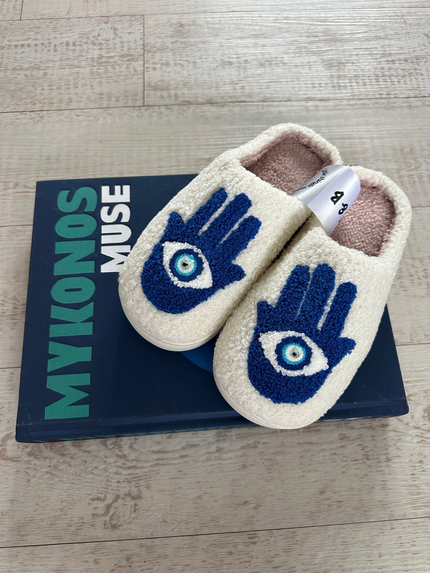Evil Eye Hand Slippers