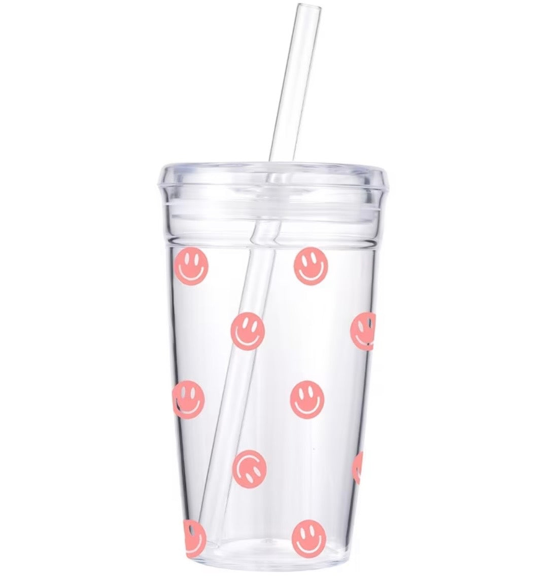 Smiley Face Tumbler