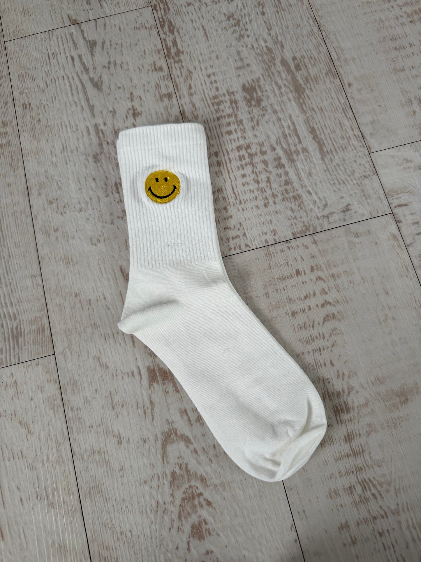 Smiley Ribbed Socks