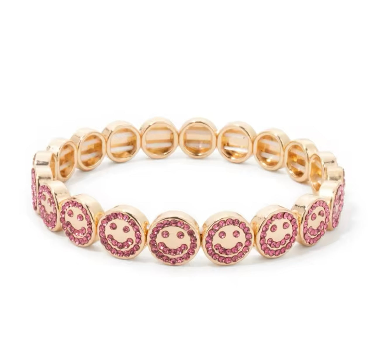 Happy crystal bangle